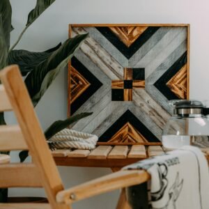 Handcrafted Wooden Wall Art & Accent Panel