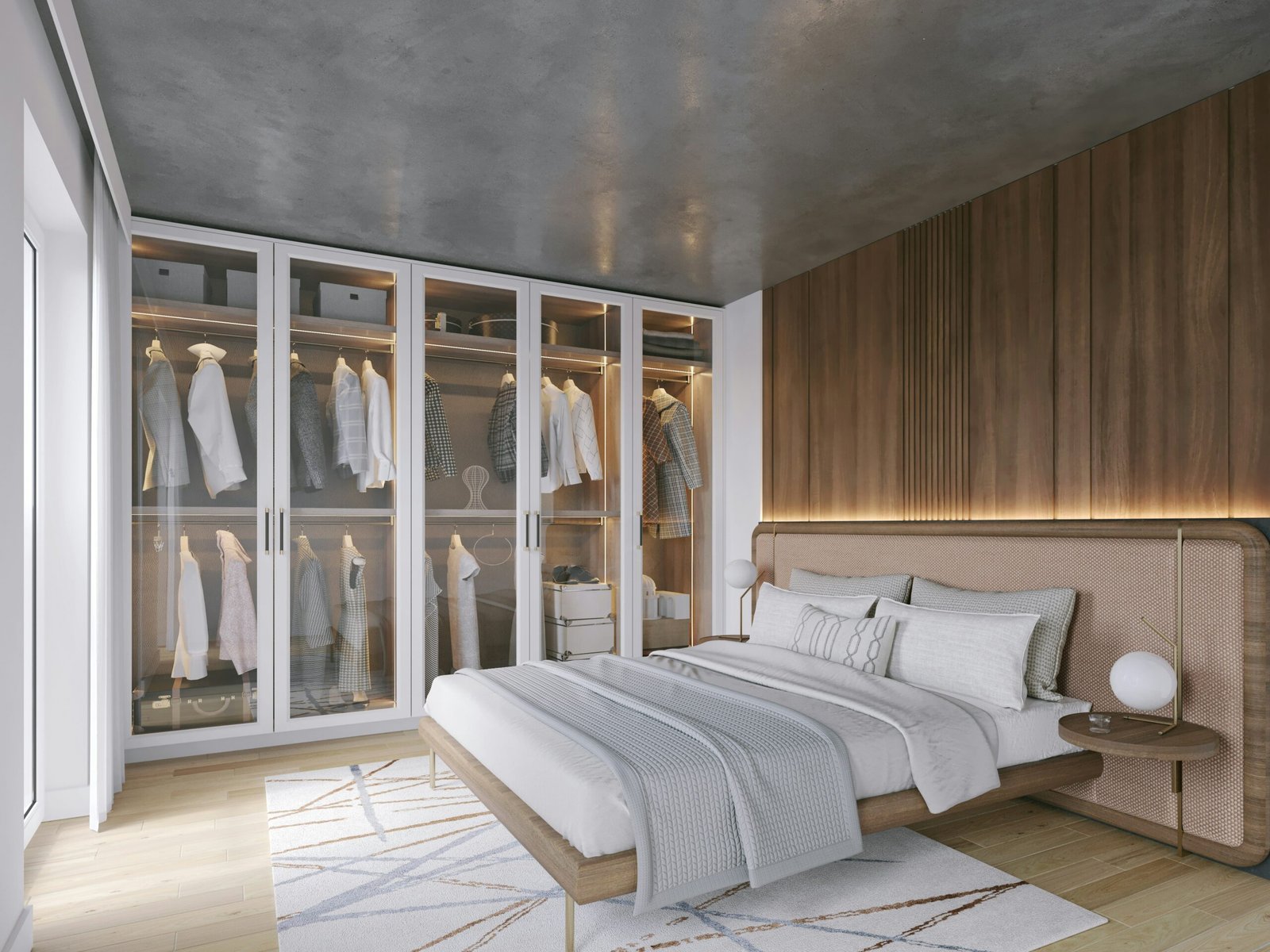 Custom Built-In Bedroom Wardrobe & Closet
